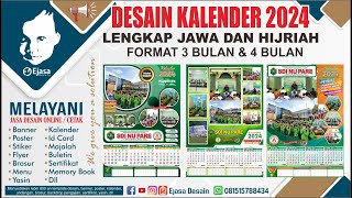 KALENDER 2024 FORMAH 3 BULAN DAN 4 BULAN LENGKAP JAWA DAN HIJRIAH