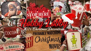 HOBBY LOBBY CHRISTMAS DECOR 2024 ☃️🎄 | 50% OFF SALE!! | SHOP WITH ME!