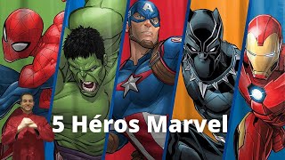 5 super héros Marvel : présentation et traduction en chinois