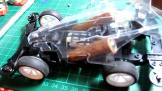 Tamiya Mini 4WD Avante Mk.III Azure Clear Special 94741 - Car cover weight comparison