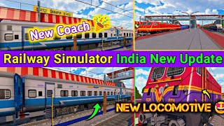 Railway Simulator India New Update | Jan Satabdi Coach Add | New Locomotive | Release Date | RGW