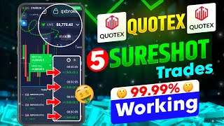 Quotex Binary Options 5 Sureshot Trade | Quotex Binary Options Strategy | Quotex Binary Trading