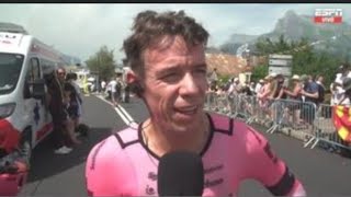 "Rigoberto #Urán habló luego de dura CRI... ¿Futuro y cuántos #TDF le quedan?"