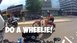 Nearly Dropping My Bike | Scooter Does Wheelie | Close Calls