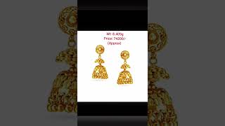 Tanishq Latest Gold JHUMKA Earrings #WEDDING #BRIDAL #SHORTS #STATUS #TRENDING #VIRAL #4k #2024