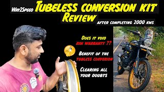 Way2speed - Tubeless conversion kit ❌Ownership Review ❌ after completing 2000kms in Himalayan 450