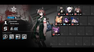 Arknights - CC#5 - Locked-Down Prison - Day 12 - 8 Risk (with Challenge) - Low Cost No E2 Squad