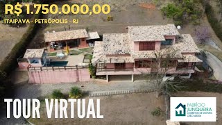 Linda casa colonial em condomínio de Itaipava | Tour virtual completo