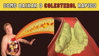 COMO BAIXAR TRIGLICERÍDEOS RÁPIDO de forma NATURAL e COLESTEROL ALTO