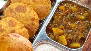 Get READY for the Best Thali of Your Life with This One Trick! Bedmi Puri Aloo Sabji 😋