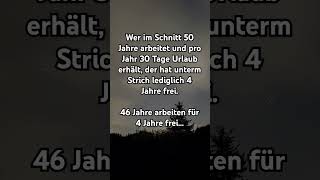 46 Jahre arbeiten 4 Jahre frei #sprüche #funny #shorts