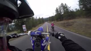 Riding Yamaha YZ450   WM