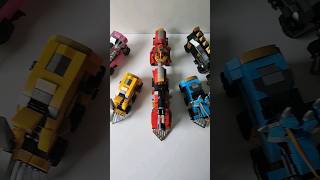 DINO EXPRESS MEGAZORD!!!! #powerrangers #dinosaur #TRAIN #LEGO #ytshorts