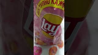 Пробую Lays  краб