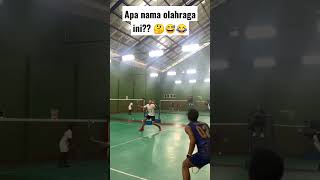 Kira2 nama apa yg cocok untuk olahraga ini? 😅😁😂🤔 #shorts #badminton #volleyball please subscribe me👇