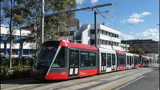 An Onboard Journey on the Sydney Light Rail System L2 Moore Park to Randwick.