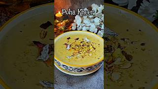 Poha Kheer #poha #kheer #kheerrecipe #recipe #easyrecipe #ricekheer #sweetrecipe #food  #ytshorts