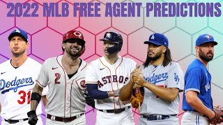 Predicting Where Every Big MLB 2022 Free Agent Will Sign This Offseason[MLB Predictions]