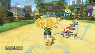 TheOwnersofTriforce playing MK8 - Zelda DLC