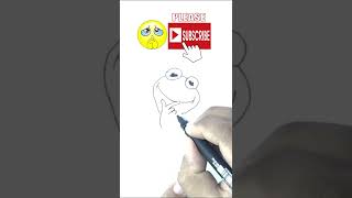 How to Draw Kermit the Frog |Teacher Henry #short, #Shorts, #shortsvideo,