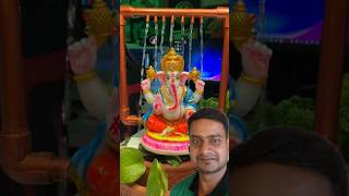 Ganpati ji making Ganpati Bappa Morya Ganesh ji waterfall idea #shorts #short #diy #ganpati