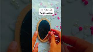 Diy Old Mirror 🪞 Stylish Using Clay #diy #clayart #craftopia #shorts