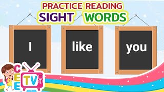 Sight Words || Learn How to Read English Words Part 1 || Toddlers Preschoolers and Kindergarten Kids