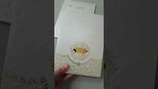 Royal & Exclusive Hardbound Invitation Card With Floral Pattern | Jimit Card | 1049SSCReel