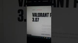 Valorant patch 3.07 update has came