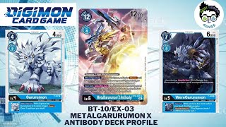 BT-10/EX-03 MetalGarurumon X Antibody Deck Profile