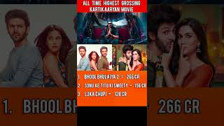 All Time Highest Grossing kartik Aaryan Movie #shorts