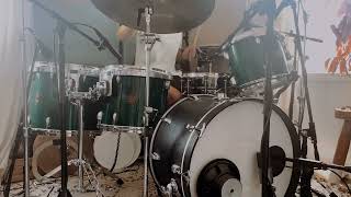 Rock Recording Session using 80s Gretsch Toms, Vintage Ludwig Kick and Black Beauty Clone Snare Drum