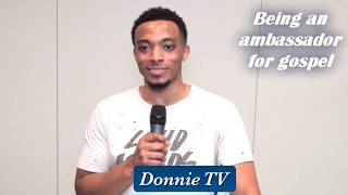 Jonathan McReynolds being ambassador of GOSPEL music