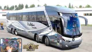 Euro Truck Simulator 2 | New Smooth G7 Volvo Marcopolo 8x2 Bus |  Logitech g29 Realistic Gameplay