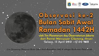 Rukyat Sabit Muda Ramadhan 1442H - Pantai Mercusuar Cikoneng, Anyer