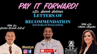 How to get the BEST Letters of Recommendation/Evaluation [Dental/Medical School] {2022}