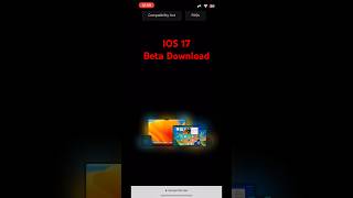 iOS 17 beta download and install website