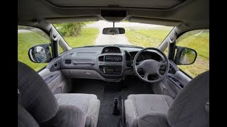 1995 Mitsubishi Delica L400 Space Gear Exceed 4M40 turbo-diesel start-up video