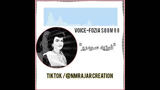 Fozia soomro editng niaz rajar