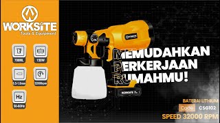 ALAT MEMPERMUDAH PEKERJAAN RUMAHMU! | SPRAY GUN CSG102 WORKSITE