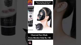 Charcoal  face mask from meesho only RS./-82#meesho #charcoal #facemask #peelofmask #meeshohaul