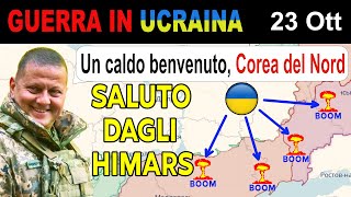 23 Ott: Manco Arrivati! Forze Ucraine BOMBARDANO BASI NORDCOREANE | Guerra in Ucraina