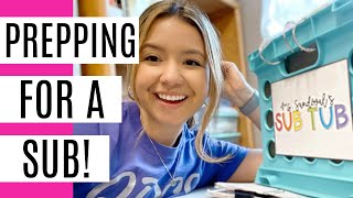 Prepping For a Substitute Teacher for 5 Days! | Possibly the Last Vlog of the School Year :(