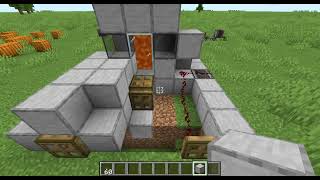 How to make a Lava Trash system in Minecraft (Easy Redstone)