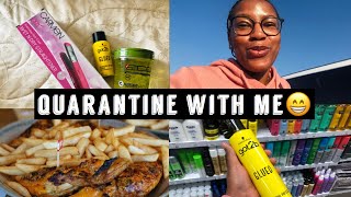 DAY IN MY QUARANTINE LIFE 🥴 | Shopping + Takeaways 😁💃🏾