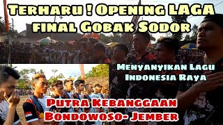 Terharu ! Melihat Pemain Kebanggaan Bondowoso Jember~Menyanyikan Lagu Indonesia Raya