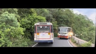 APSRTC BUS Journey from Srisailam to Dornala by Ghat Road #apsrtc #ghat #road #journey #travelling