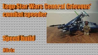 Lego Star Wars General Grievous' combat speeder | Speed Build