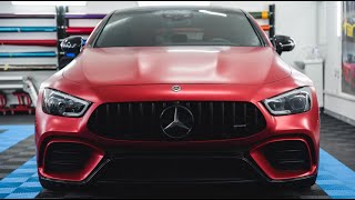 Mercedes Amg GT53 Full Wrap Chrome Red Matte