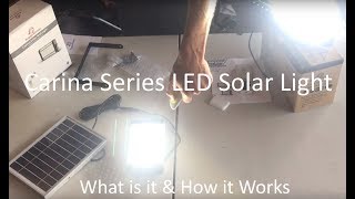 Carina series solar wall light explained - What is it and when do you use the LED Solar Light